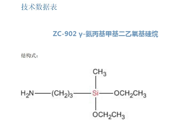 四川ZC-902 γ-氨丙基甲基二乙氧基硅烷